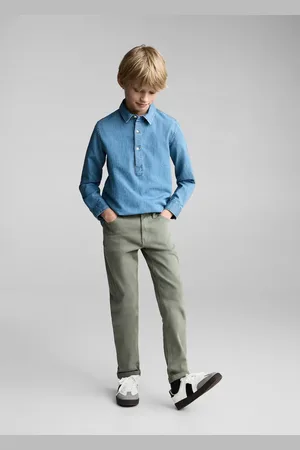 MANGO KIDS Jeans rectos algodón 8