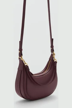 MANGO Bolso mini bandolera ovalado Unitalla