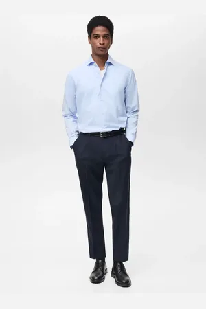 MANGO AN Camisa regular % algodón