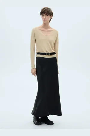 MANGO Jersey lúrex cuello pico CH