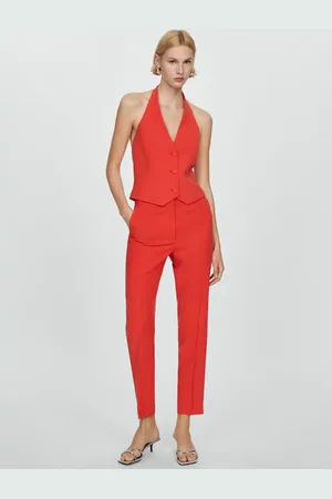 MANGO Chaleco traje botones