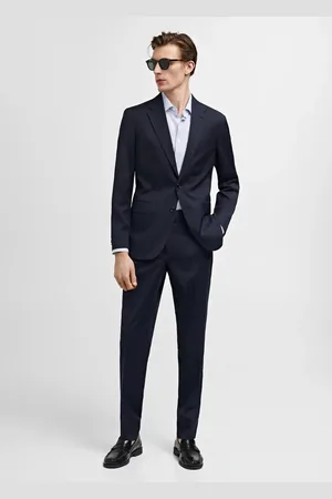 MANGO AN Americana traje slim fit tejido comfort stretch 6