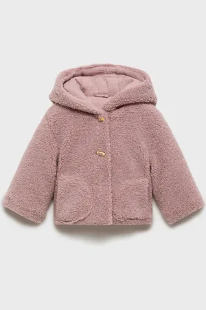 MANGO BABY Abrigo borreguito capucha 6 meses