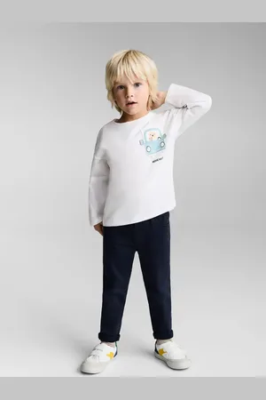 MANGO BABY Camiseta algodón relieve 4 años
