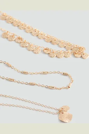 MANGO TEEN Set collares cadena Unitalla