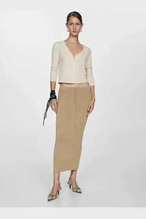 MANGO Camiseta lyocell botones CH