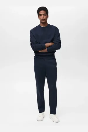 MANGO AN Joggers algodón cintura elástica