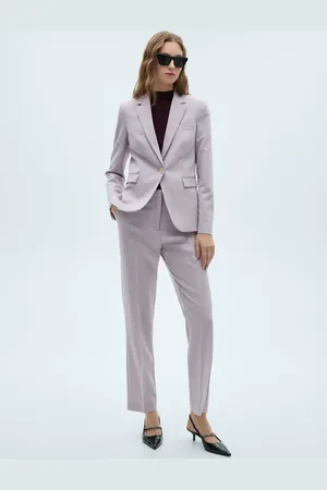 MANGO Pantalón recto traje