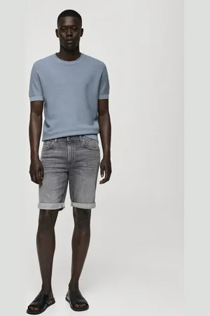 MANGO AN Bermudas vaqueras slim fit