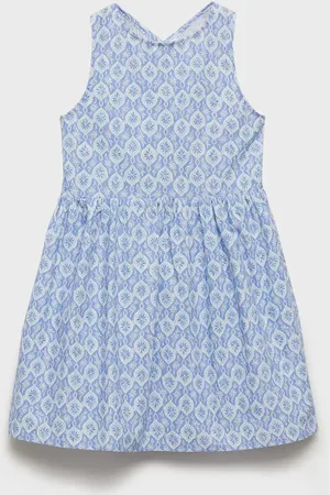 MANGO KIDS Vestido estampado volante 8