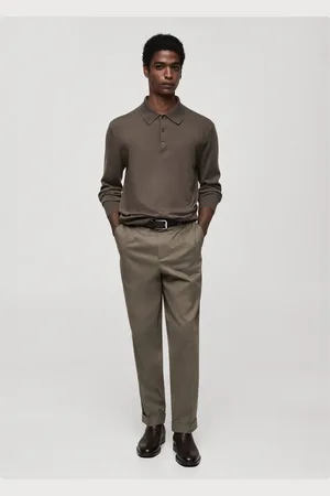 MANGO AN Jersey polo % lana de merino