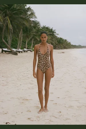 MANGO Bañador estampado leopardo CH