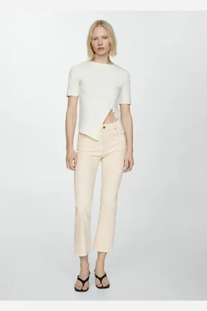 MANGO Jeans Sienna flare crop