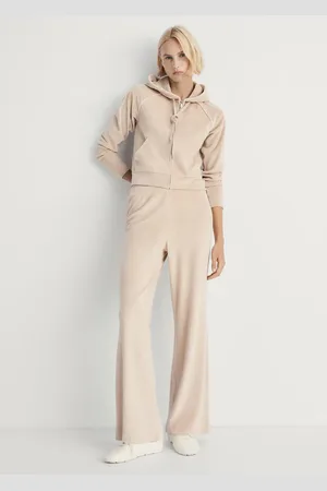 MANGO Pantalón velour tacto suave