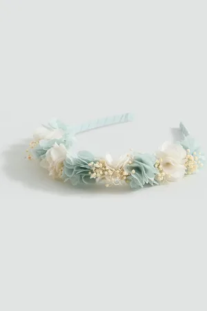 MANGO KIDS Diadema flores Unitalla