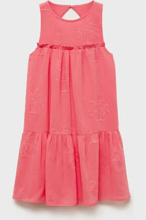 MANGO KIDS Vestido detalles bordados 2 años