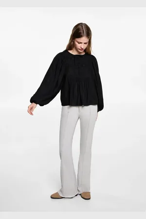 MANGO TEEN Blusa mangas abullonadas