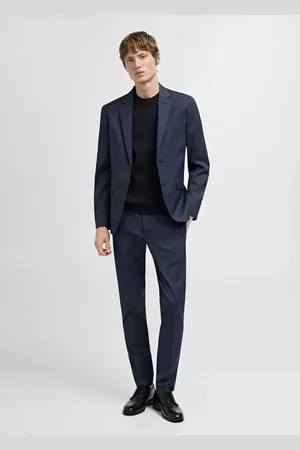 MANGO AN Pantalón traje París super slim fit