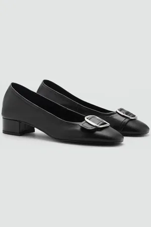 MANGO Zapato piel hebilla 4