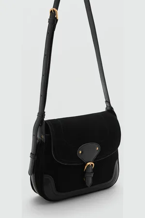 MANGO Bolso piel hebilla Unitalla