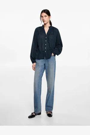 MANGO TEEN Blusa bordada textura