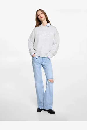 MANGO TEEN Sudadera algodón estampada CH