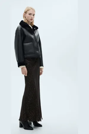 MANGO Falda evasé leopardo CH