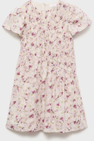MANGO KIDS Vestido estampado corto