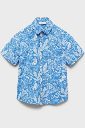MANGO KIDS Camisa estampada hawaiana 2