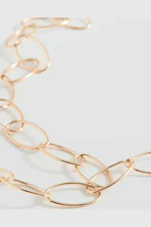 MANGO TEEN Collar aros entrelazados Unitalla