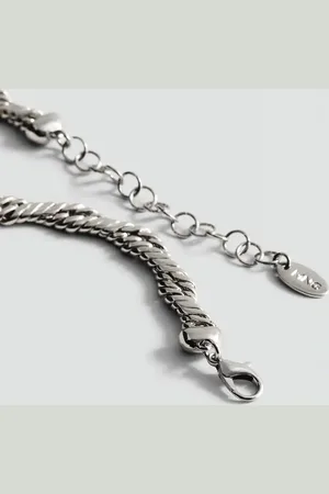 MANGO Collar cadena eslabones Unitalla
