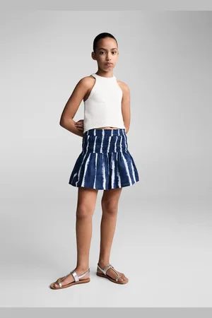 MANGO KIDS Falda volantes estampada 6 años