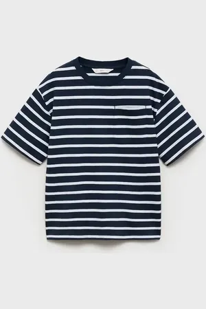 MANGO KIDS Camiseta algodón rayas 2 años
