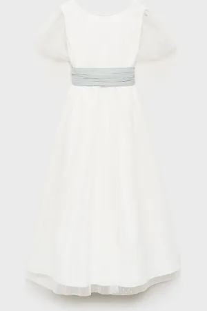 MANGO KIDS Vestido plumeti lazo 2