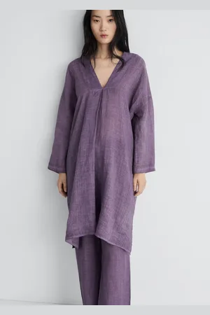 MANGO Kaftán ramio diseño overdyed CH