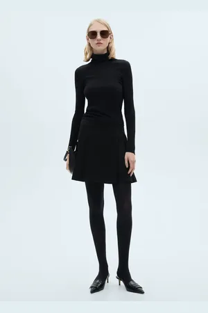 MANGO Jersey mezcla lana cuello vuelto E
