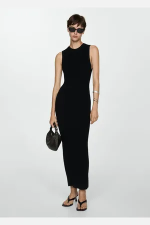 MANGO Vestido punto largo CH