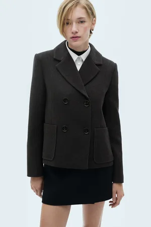 MANGO Chaqueta lana doble botonadura