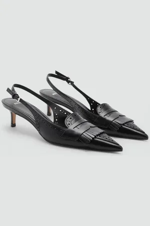 MANGO Zapato tacón flecos 2