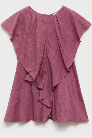 MANGO KIDS Vestido lunares volantes 2 años