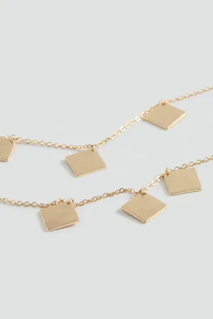 MANGO TEEN Collar cadena abalorios Unitalla