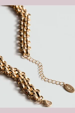 MANGO Collar cadena eslabones Unitalla