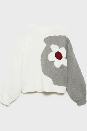 MANGO KIDS Jersey punto flor 4 años