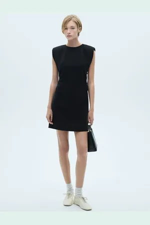 MANGO Vestido corto detalle drapeado