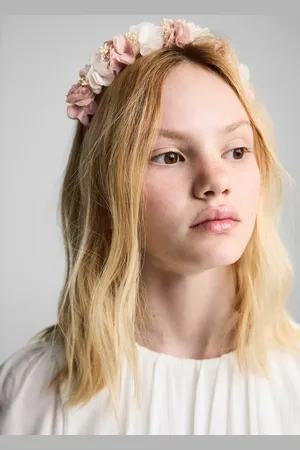 MANGO KIDS Diadema flores Unitalla