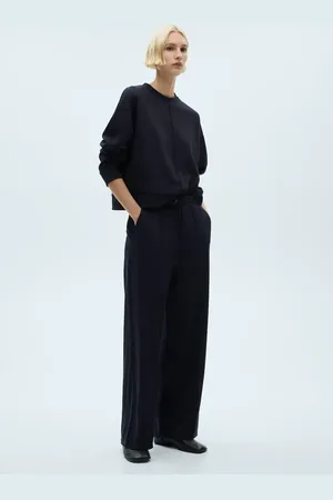 MANGO Pantalón jogger wideleg