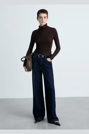 MANGO Jersey mezcla lana cuello vuelto E