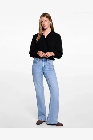 MANGO TEEN Blusa escote cruzado