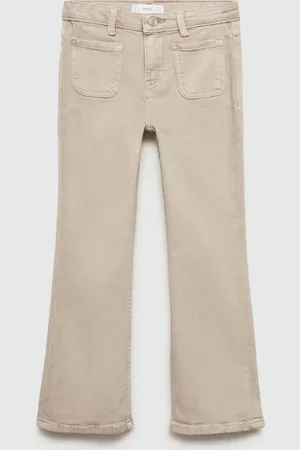 MANGO KIDS Jeans flare bolsillos