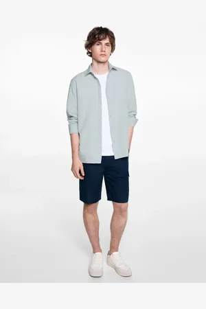 MANGO TEEN Camisa regular fit algodón